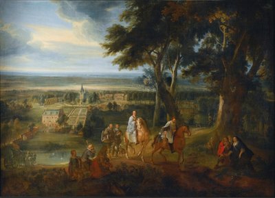 Habsburg Rudolf átadja lovát a viaticumot átadó papnak, 1613-86 körül (olaj, vászon) alkotó: Jacques d