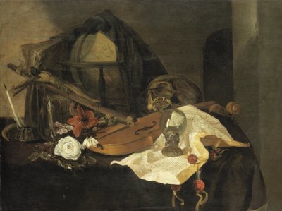 Vanitas csendélet alkotó: Jacques de Claeuw