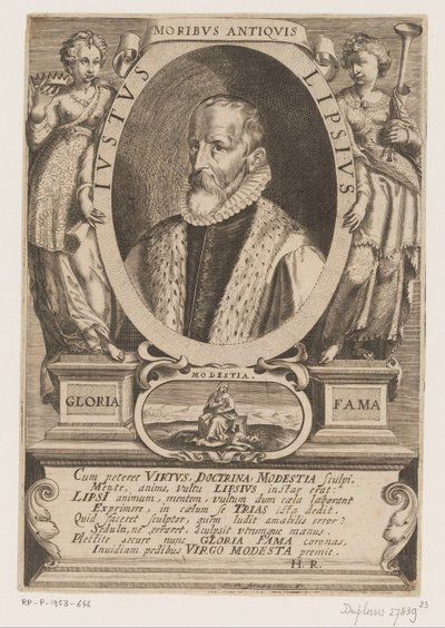 Justus Lipsius portréja alkotó: Jacques de Fornazeris