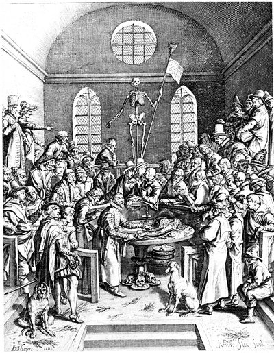 16. század végi anatómiai színház, Jacques de Gheyn, az idősebb, 1633 alkotó: Jacques de Gehyn the Elder