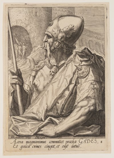 Gád, Jákob tizenkét fiából alkotó: Jacques de Gheyn II