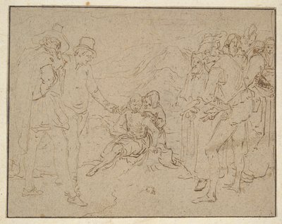 Munka a trágyadombon, a barátai kipróbálták alkotó: Jacques de Gheyn II