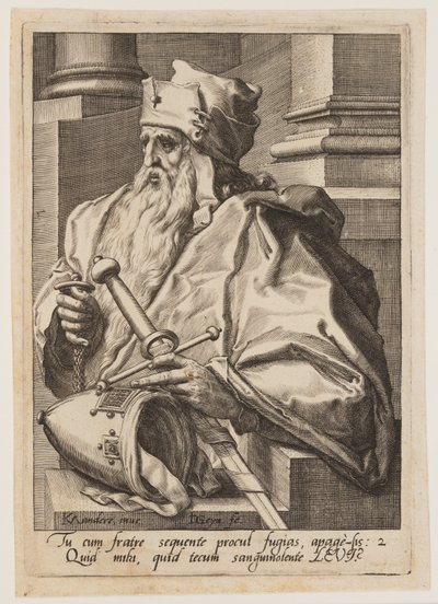 Lévi, Jákob tizenkét fiából alkotó: Jacques de Gheyn II