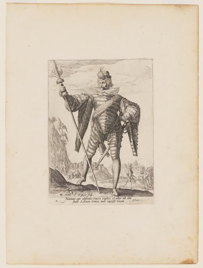 alezredes, II. Rudolf császár testőrségének tisztjei és katonái közül alkotó: Jacques de Gheyn II