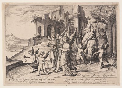 Visszatérés az egyiptomi menekülésről alkotó: Jacques de Gheyn II