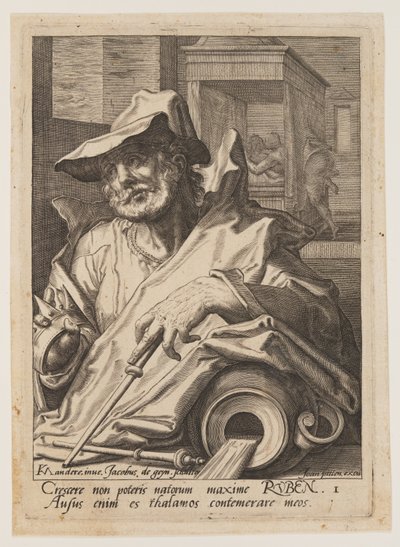 Ruben, a Jákob tizenkét fiából alkotó: Jacques de Gheyn II