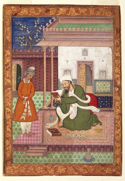 Tanult ember a tanítványával, 1570 körül alkotó: Jagjivan
