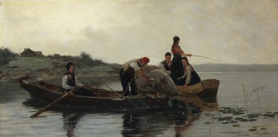 Halászok. alkotó: Jahn Ekenaes