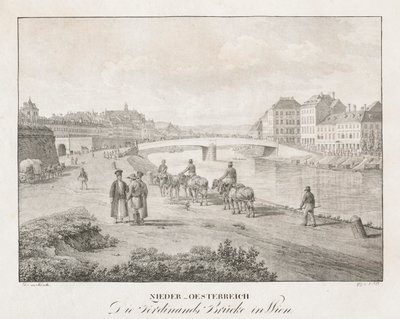 Alsó-Ausztria, a Ferdinánd-híd Bécsben alkotó: Jakob Alt