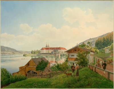 Tegernsee (Felső-Bajorország, Bajorország), alkotó: Jakob Alt
