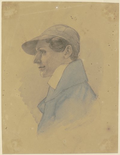 Férfifej balra alkotó: Jakob Becker