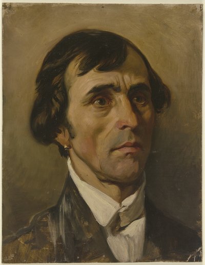Férfi portrétvázlata alkotó: Jakob Becker
