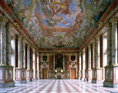Márványterem a Szent Flórián apátsági templomban alkotó: Jakob Prandtauer