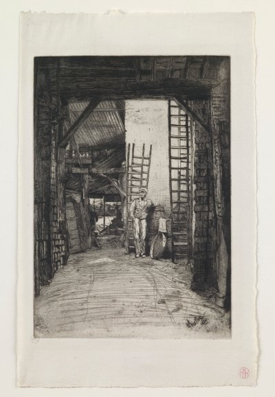 W. Jones, Limeburner, Thames Street alkotó: James Abbott McNeill Whistler
