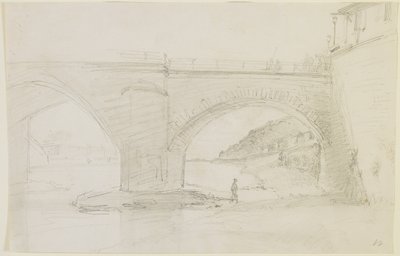 Egy híd, 1858 (ceruza törtfehér szőtt papíron) alkotó: James Abbott McNeill Whistler