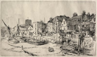 Adam and Eve Tavern, Old Chelsea. alkotó: James Abbott McNeill Whistler