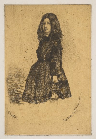 Annie, 1858. alkotó: James Abbott McNeill Whistler