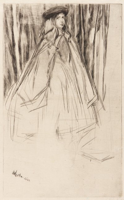 Annie Haden, 1860. alkotó: James Abbott McNeill Whistler