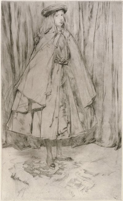 Annie Haden, 1860 alkotó: James Abbott McNeill Whistler