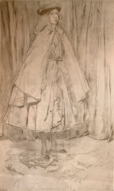 Annie Haden, 1860, 1904 alkotó: James Abbott McNeill Whistler