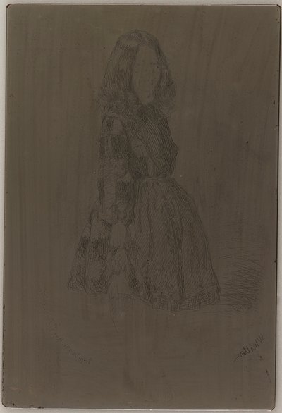 Anniie, 1857-1858. alkotó: James Abbott McNeill Whistler