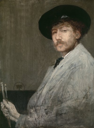 Elrendezés szürke színben: A festő portréja, 1872 körül alkotó: James Abbott McNeill Whistler