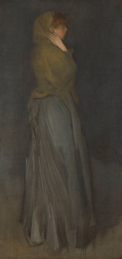 „Sárga és szürke elrendezés”: Effie Deans alkotó: James Abbott McNeill Whistler