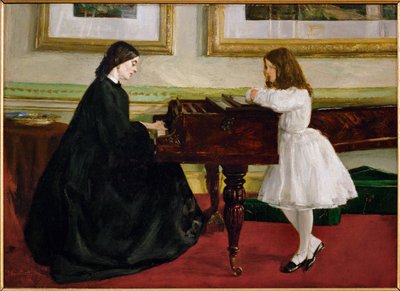 A zongoránál alkotó: James Abbott McNeill Whistler