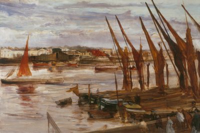 Battersea Reach, c. 1863. alkotó: James Abbott McNeill Whistler