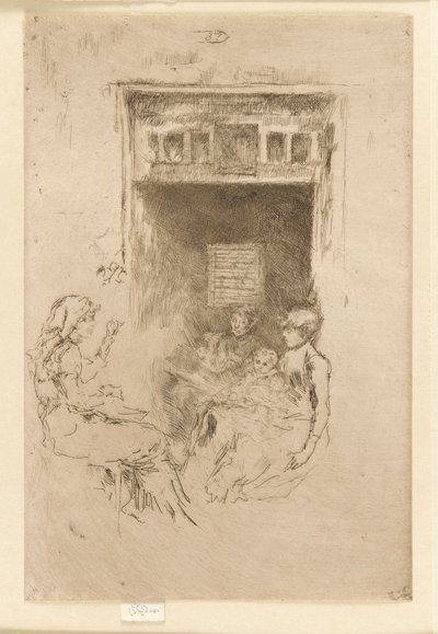 Gyöngyfűzők, 1879-1880. alkotó: James Abbott McNeill Whistler