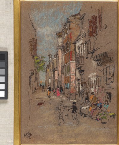 Az Arsenal mögött alkotó: James Abbott McNeill Whistler