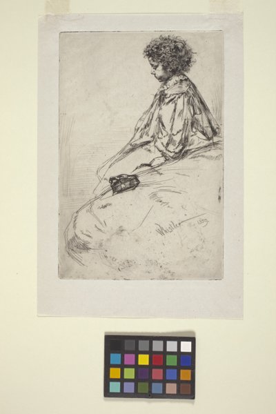 Bibi Lalouette (rézkarc) alkotó: James Abbott McNeill Whistler