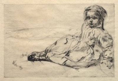 Bibi Valentin, 1859. alkotó: James Abbott McNeill Whistler