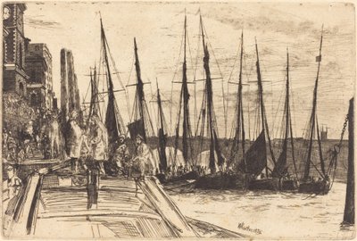Billingsgate, 1859. alkotó: James Abbott McNeill Whistler