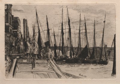 Billingsgate, 1859. alkotó: James Abbott McNeill Whistler