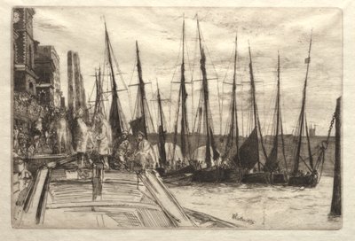 Billingsgate, 1859. alkotó: James Abbott McNeill Whistler