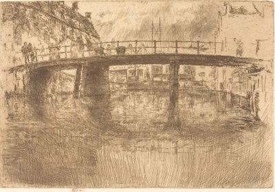 Híd, Amszterdam, 1889. alkotó: James Abbott McNeill Whistler