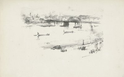 Charing Cross vasúti híd alkotó: James Abbott McNeill Whistler