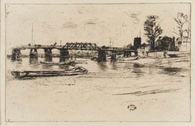 Chelsea, 1879. alkotó: James Abbott McNeill Whistler