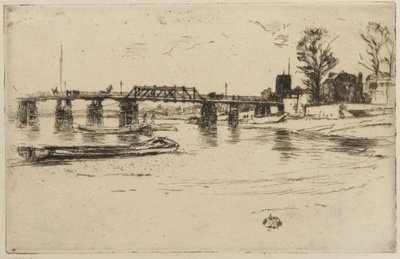Chelsea, 1879. alkotó: James Abbott McNeill Whistler