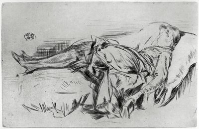 Gyermek a kanapén, 1904. századi XIX. alkotó: James Abbott McNeill Whistler