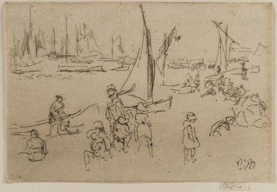 Gyermekek, Portsmouth, 1887. alkotó: James Abbott McNeill Whistler