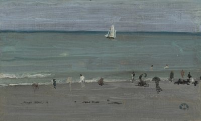 Tengerparti jelenet, Fürdőzők, 1884-85 alkotó: James Abbott McNeill Whistler