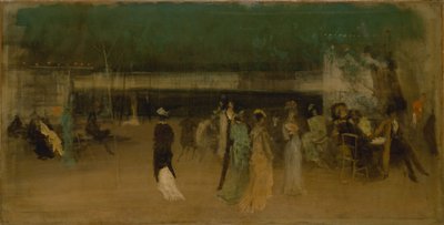 Cremorne Gardens, 2. szám, 1870-80 körül alkotó: James Abbott McNeill Whistler