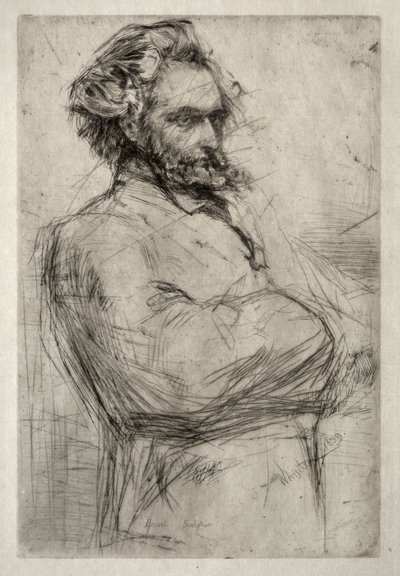 Drouet, 1859. alkotó: James Abbott McNeill Whistler