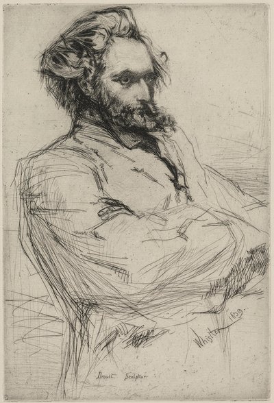 Drouet, 1859. alkotó: James Abbott McNeill Whistler