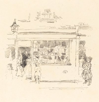 Drury Lane Rags, 1888. alkotó: James Abbott McNeill Whistler