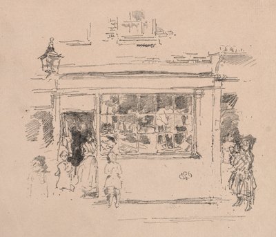 Drury Lane Rags, 1888. alkotó: James Abbott McNeill Whistler