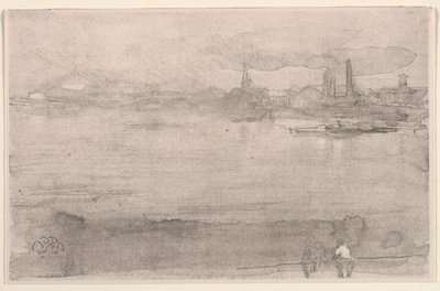 Kora reggel: Temze Battersea-ben, London, 1878. alkotó: James Abbott McNeill Whistler
