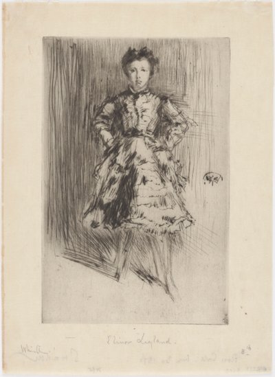 Elinor Leyland, 1873. alkotó: James Abbott McNeill Whistler
